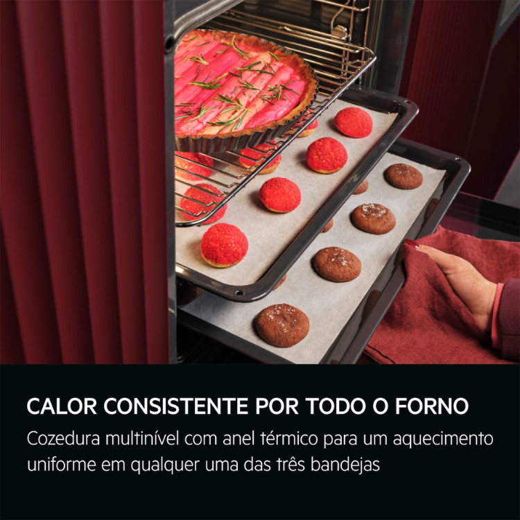 Forno Pirolítico AEG OU5PB41WSB 72L 3490W