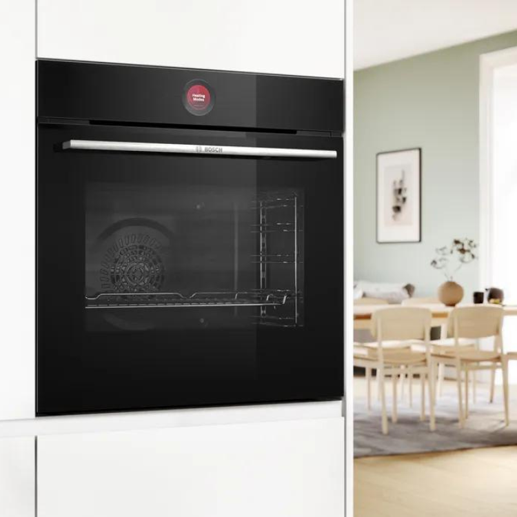 Bosch Serie 8 HBG7241B1 Hydrolyse-Backofen 71L Schwarz