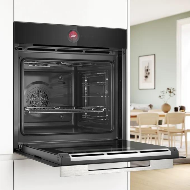 Bosch Serie 8 HBG7241B1 Hydrolyse-Backofen 71L Schwarz