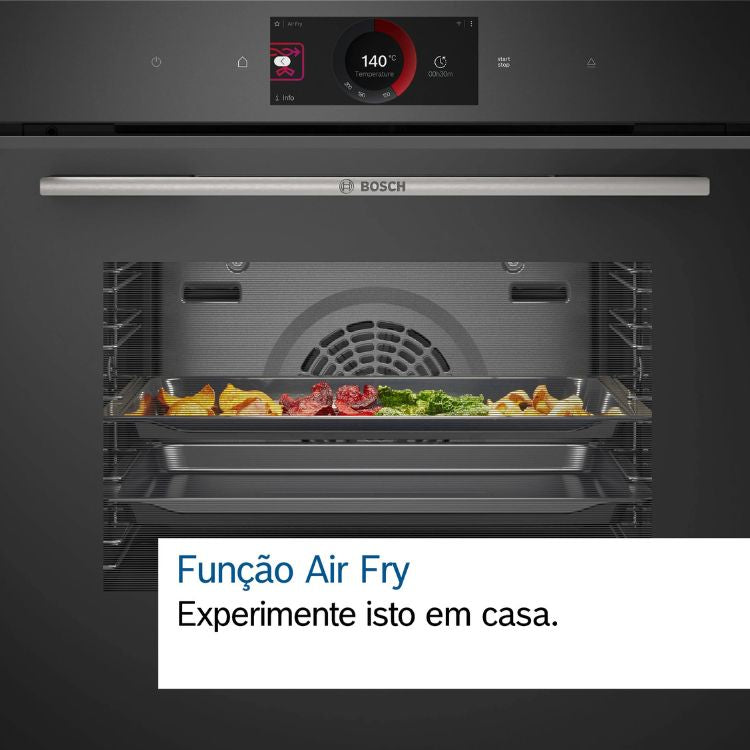 Forno Hidrolítico de Encastre Bosch Serie 8 HBG724AB1 71L 3600W