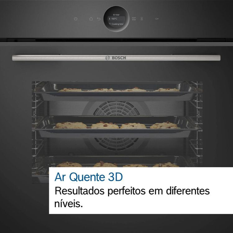 Forno Hidrolítico de Encastre Bosch Serie 8 HBG724AB1 71L 3600W