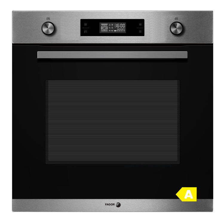 Fagor Pyrolytischer Backofen 8H740BX 70L 2000W Schwarz