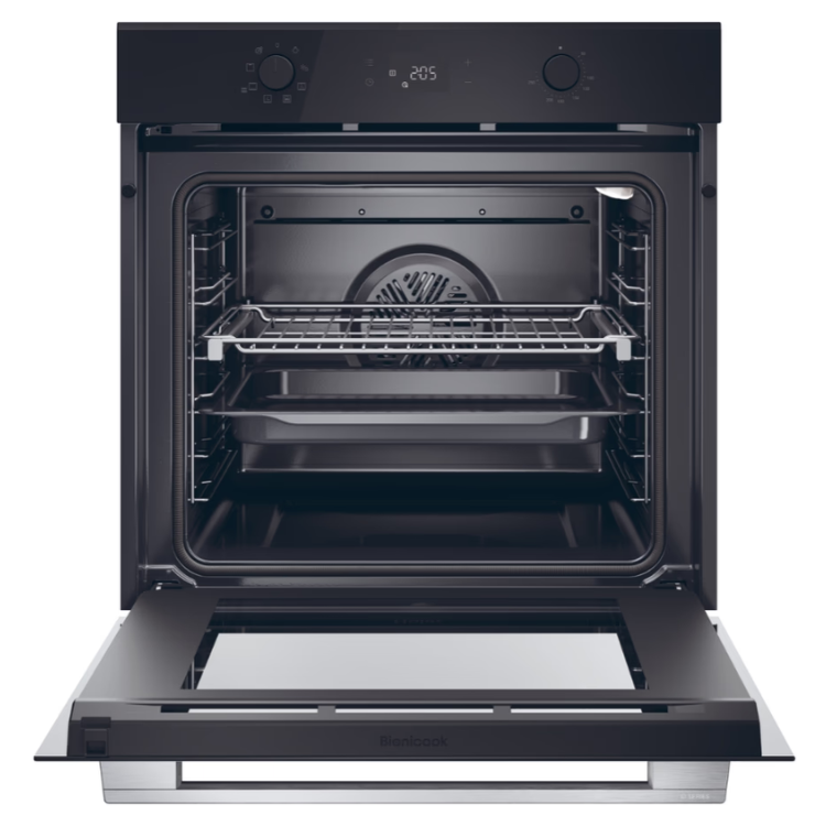 Forno Hidrolítico de Encastre Haier H6ID2P3T1HTX 78L 3300W Preto
