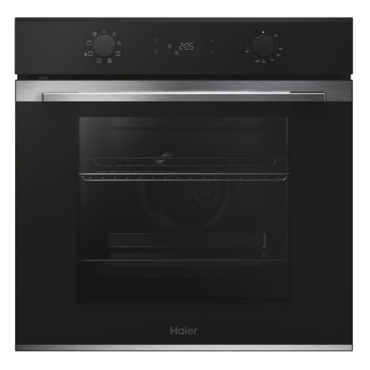 Haier H6ID2P3T1HTX Hydrolyse-Einbaubackofen 78L 3300W Schwarz