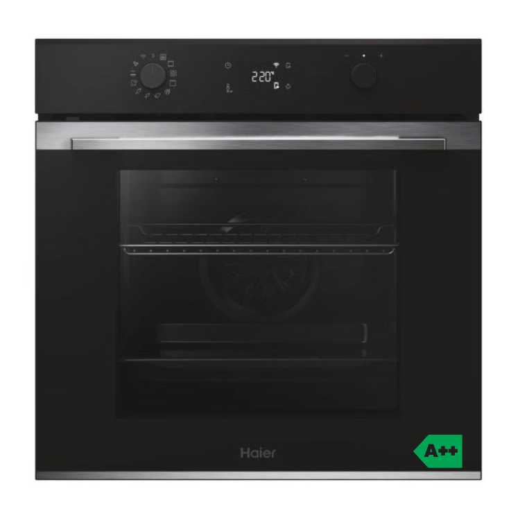 Haier ID2P5B3YTX Hydrolytisch/Pyrolytischer Einbau-Backofen 78L Schwarz
