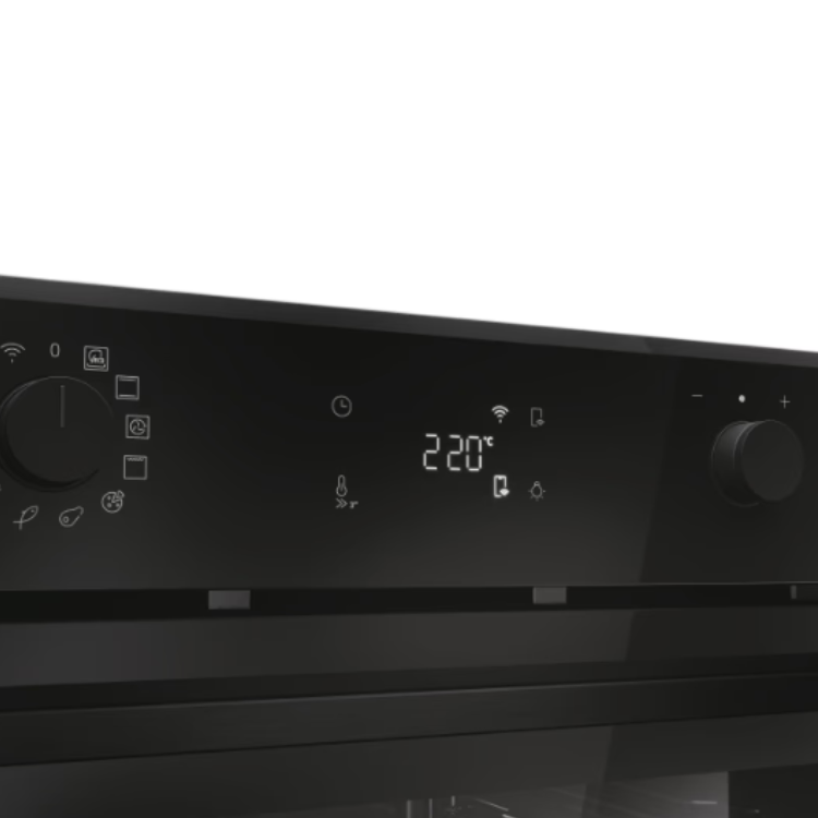 Haier ID2P5B3YTX Hydrolytisch/Pyrolytischer Einbau-Backofen 78L Schwarz