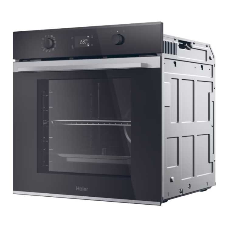 Haier ID2P5B3YTX Hydrolytisch/Pyrolytischer Einbau-Backofen 78L Schwarz