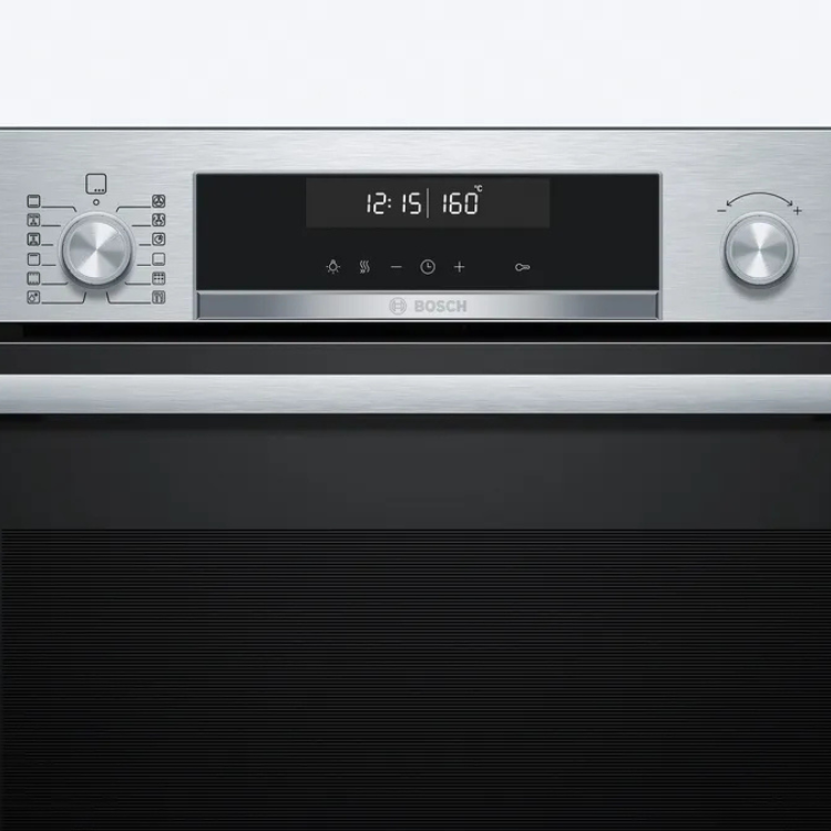 Bosch Serie 6 Einbau-Pyrolyse-Backofen HBG578ES3 71L 3600W Schwarz