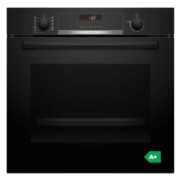 Bosch Serie 6 Einbau-Backofen mit Hydrolyse-/Pyrolysefunktion HBG536EB4 71L 3400W