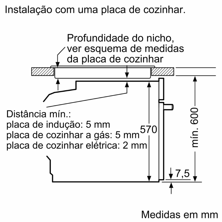 Forno Hidrolítico/Pirolítico de Encastre Balay 3HB5879N7 71L 3600W