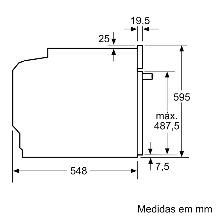 Forno Hidrolítico/Pirolítico de Encastre Balay 3HB5879N7 71L 3600W