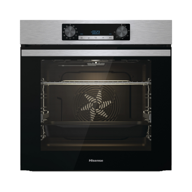 Hisense BI62216AX Einbau-Hydrolyse-Backofen 2500W 77L Edelstahl