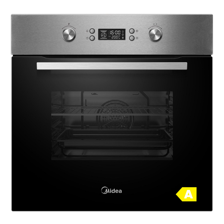 Forno Multifunções de Encastre Midea MBO65M80E0-X 70L 3000W
