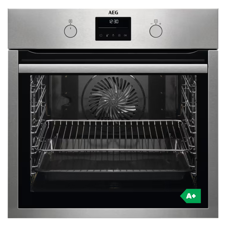 Forno Pirolítico de Encastre AEG BPS335160M 71L 2300W