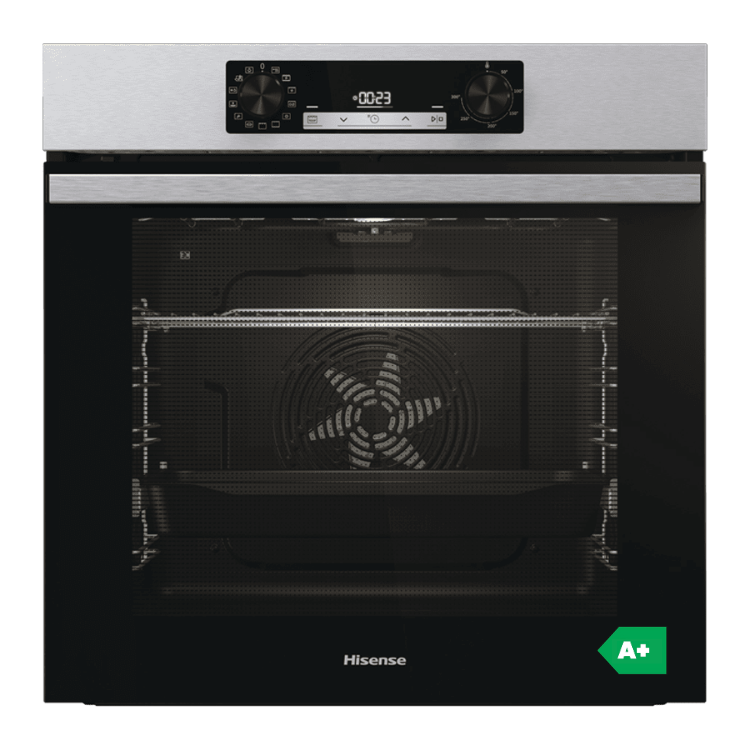 Hisense Pyrolyse-Backofen BI64213E14PX 77L 3500W Schwarz