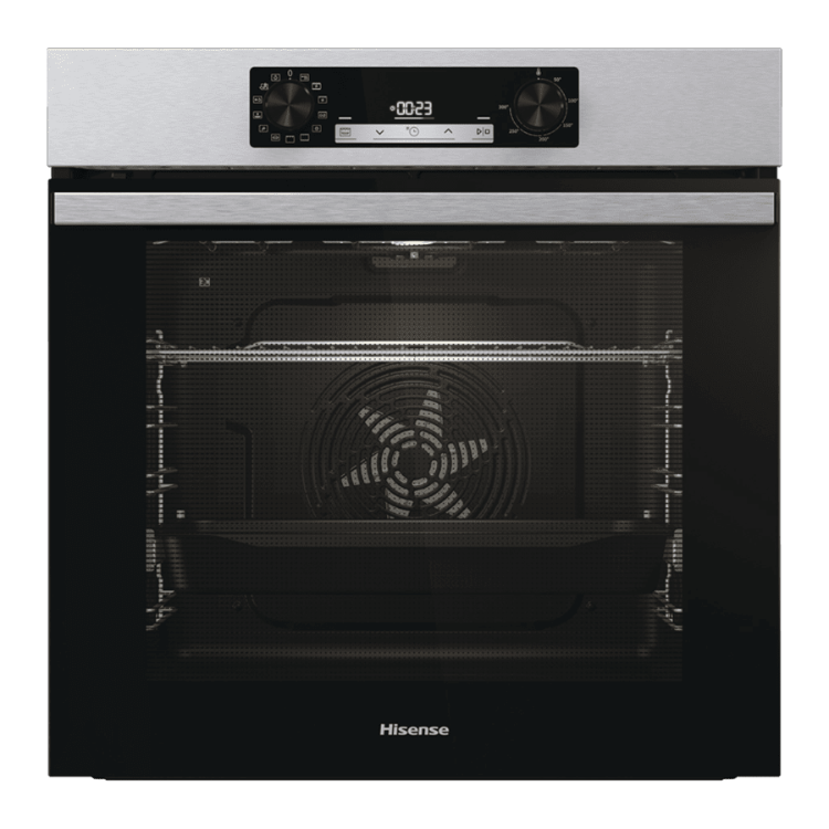 Hisense Pyrolyse-Backofen BI64213E14PX 77L 3500W Schwarz