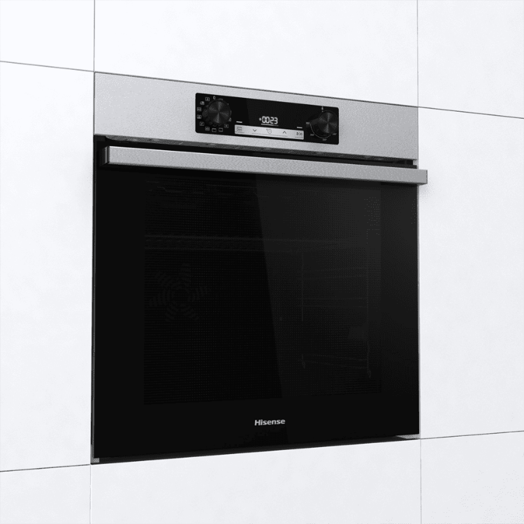 Forno Pirolítico Hisense BI64213E14PX 77L 3500W Preto