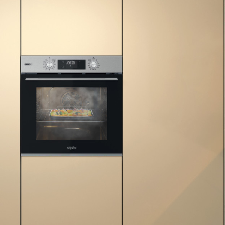 Forno Hidrolítico/Pirolítico de Encastre Whirlpool OMSR58RU1SX 71L 3300W