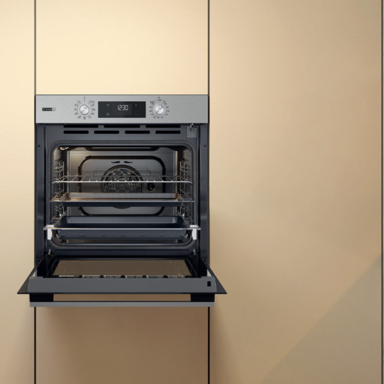 Forno Hidrolítico/Pirolítico de Encastre Whirlpool OMSR58RU1SX 71L 3300W