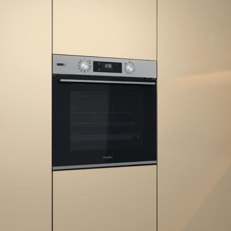 Forno Hidrolítico/Pirolítico de Encastre Whirlpool OMSR58RU1SX 71L 3300W