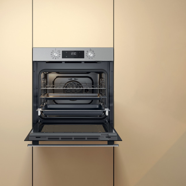 Whirlpool OMR58HU1X Einbau-Hydrolyse-Backofen 71L 2900W