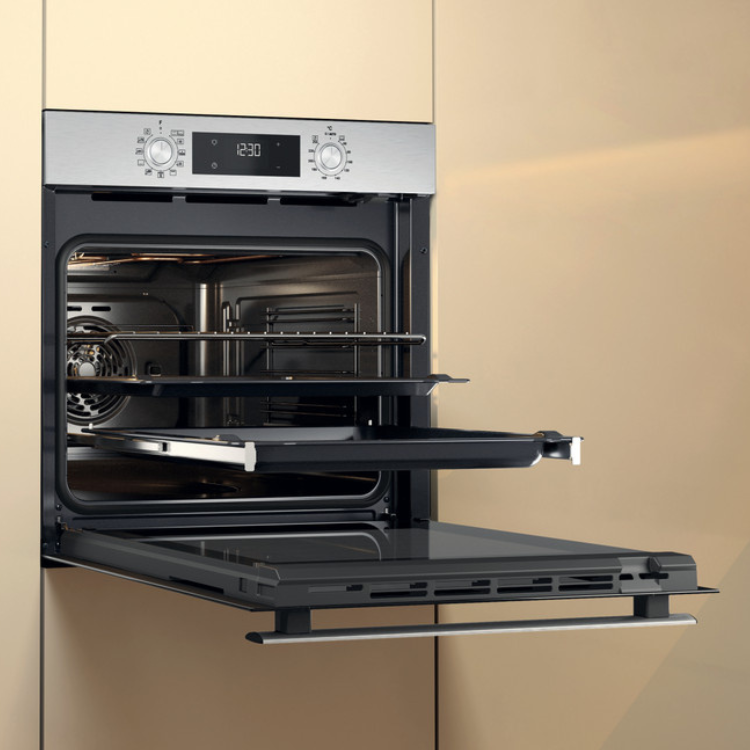 Whirlpool OMR58HU1X Einbau-Hydrolyse-Backofen 71L 2900W