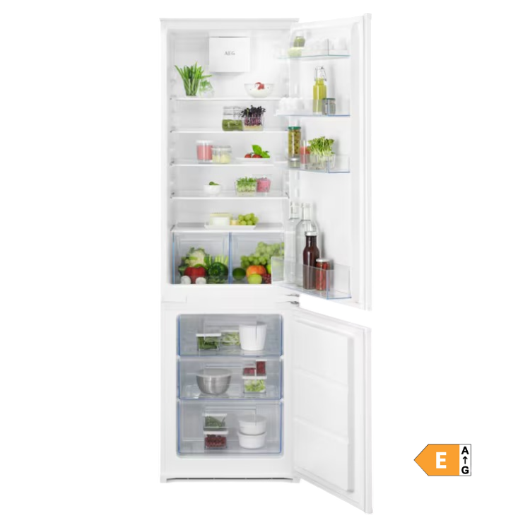 Frigorífico Combinado de Encastre AEG OSC5D181ES 272L Branco