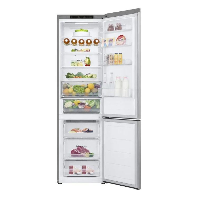 LG GBV3200CPY Kühl-/Gefrierkombination 387 L, Edelstahl