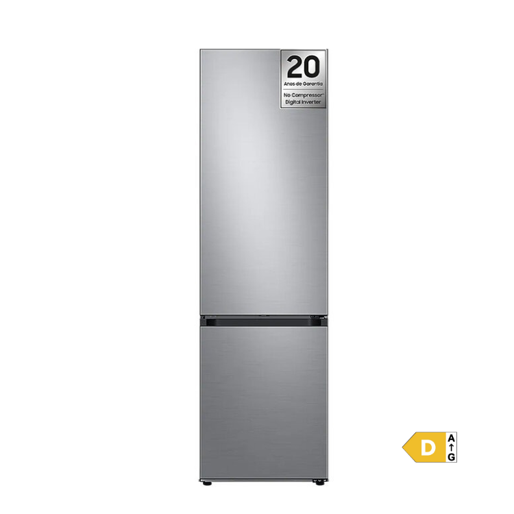 Frigorífico Combinado Samsung RB38C603DSA/EF 390L Inox Classe D