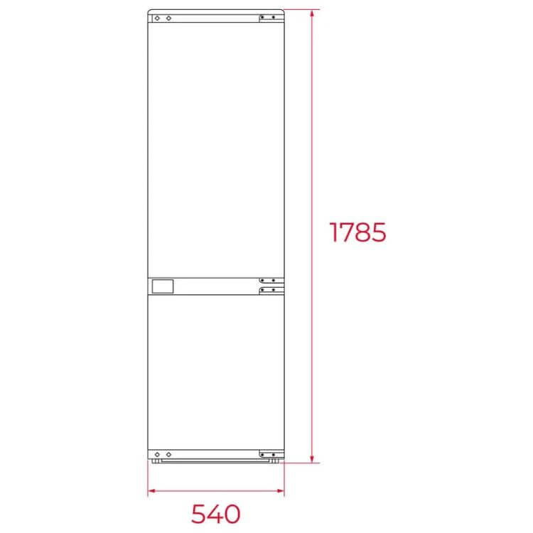 Frigorífico Combinado de Encastre Teka RBF73355FI 248L Inox