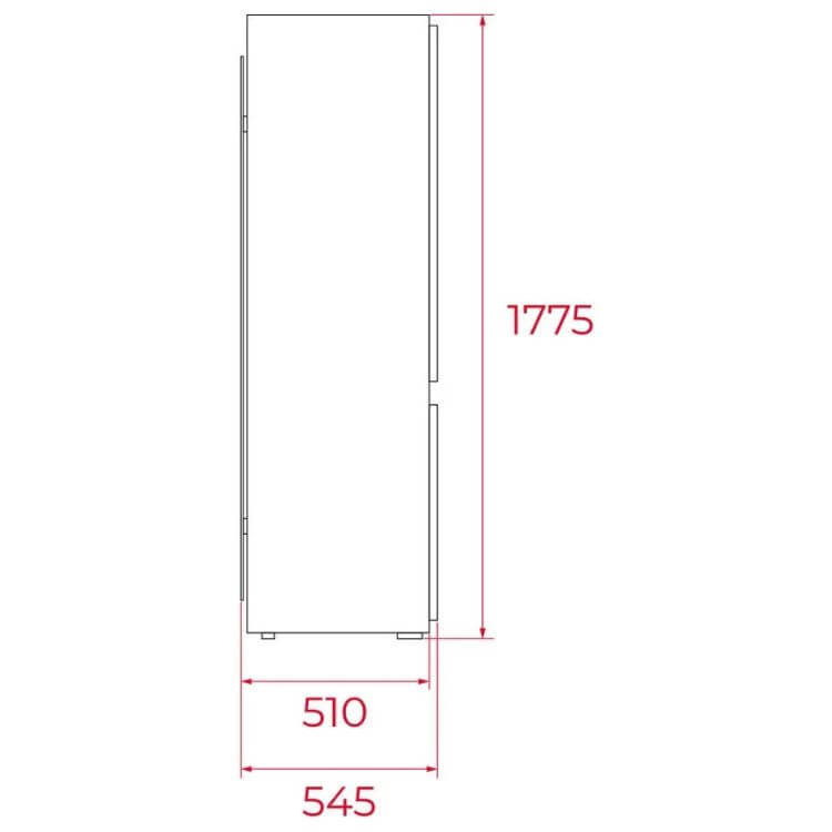 Frigorífico Combinado de Encastre Teka RBF73355FI 248L Inox