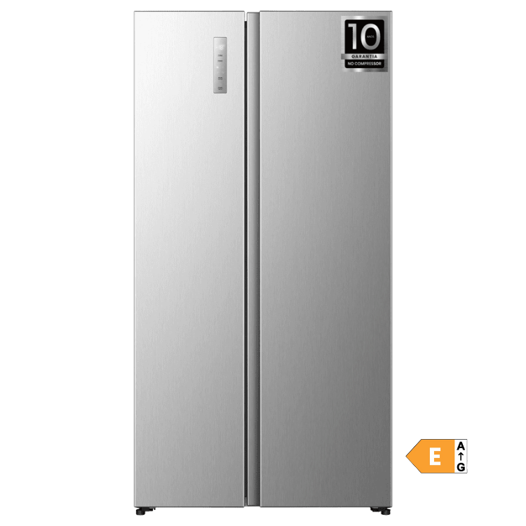Frigorífico Americano Hisense Side by Side RS3P558NEIE 544L Inox