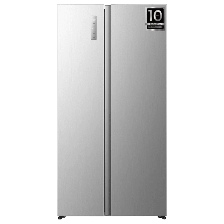 Amerikanischer Hisense Side-by-Side Kühlschrank RS3P558NEIE 544L Inox