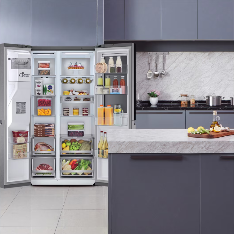 Frigorífico Americano Samsung InstaView GSXV90MBAE 635L Inox
