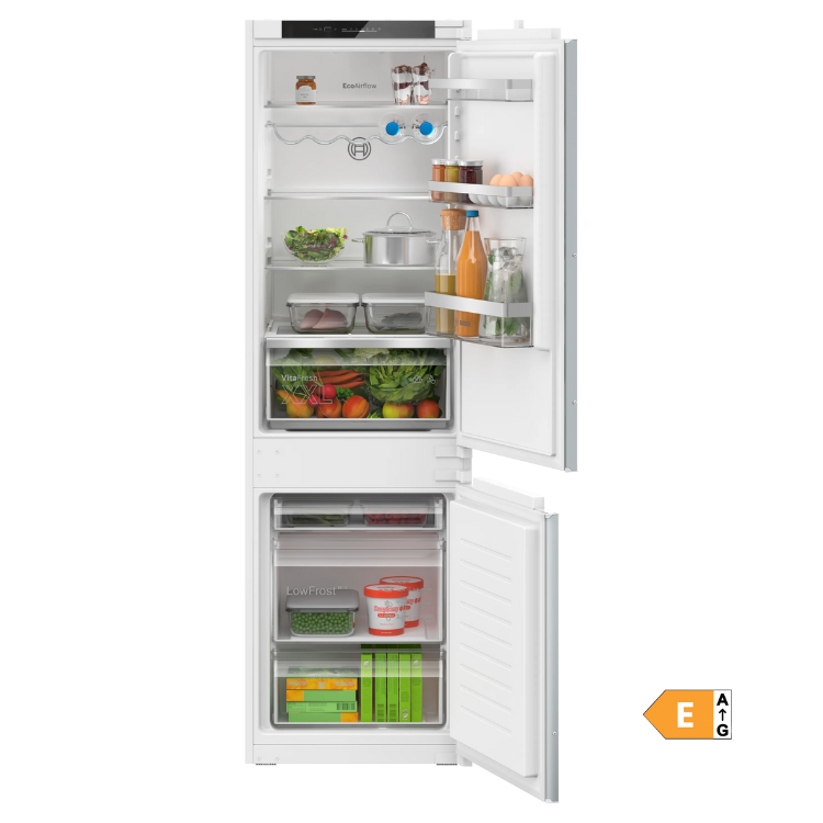 Frigorífico Combinado Encastre Bosch Serie 4 KIV86VSE0 267L Branco