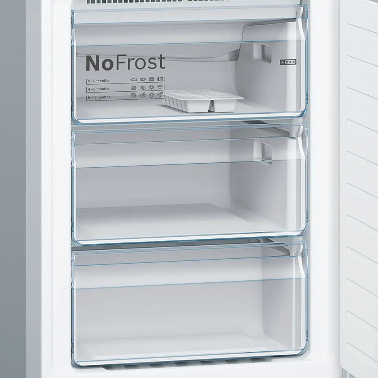 Bosch Serie 4 KGN36VIED Kühl-Gefrier-Kombination 326L Inox