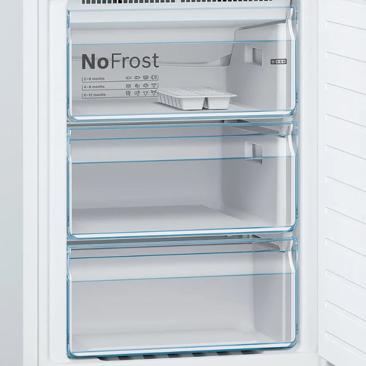 Bosch Serie 4 KGN39VWDC Kühl-Gefrierkombination 368L Weiß