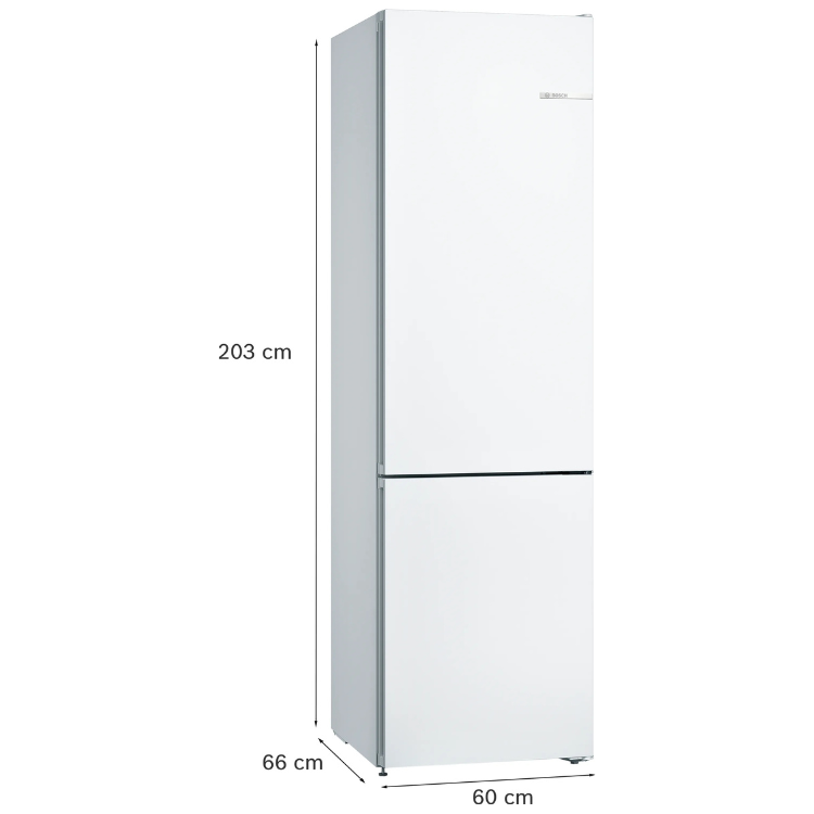 Bosch Serie 4 KGN39VWDC Kühl-Gefrierkombination 368L Weiß