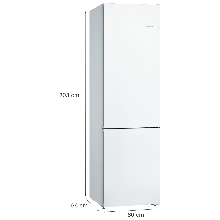 Frigorífico Combinado Bosch Serie 4 KGN39VWEB 368L Branco
