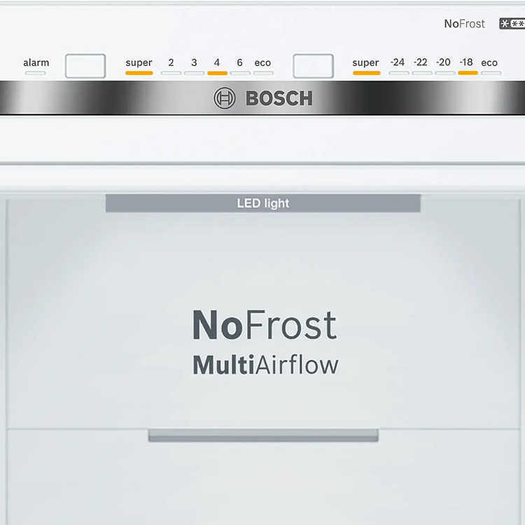 Frigorífico Combinado Bosch Serie 4 KGN362WED 326L Branco