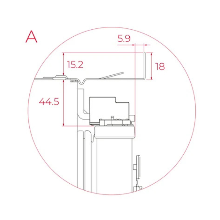 Frigorífico Combinado de Encastre Teka RBF73395FI 267L