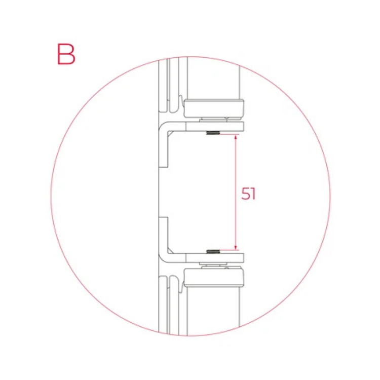Frigorífico Combinado de Encastre Teka RBF73395FI 267L