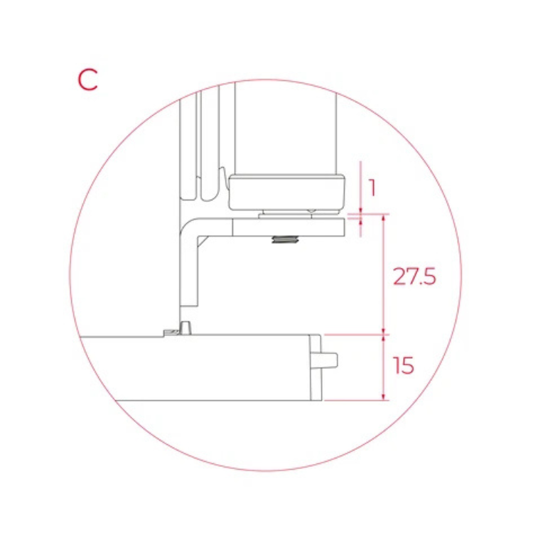 Frigorífico Combinado de Encastre Teka RBF73395FI 267L