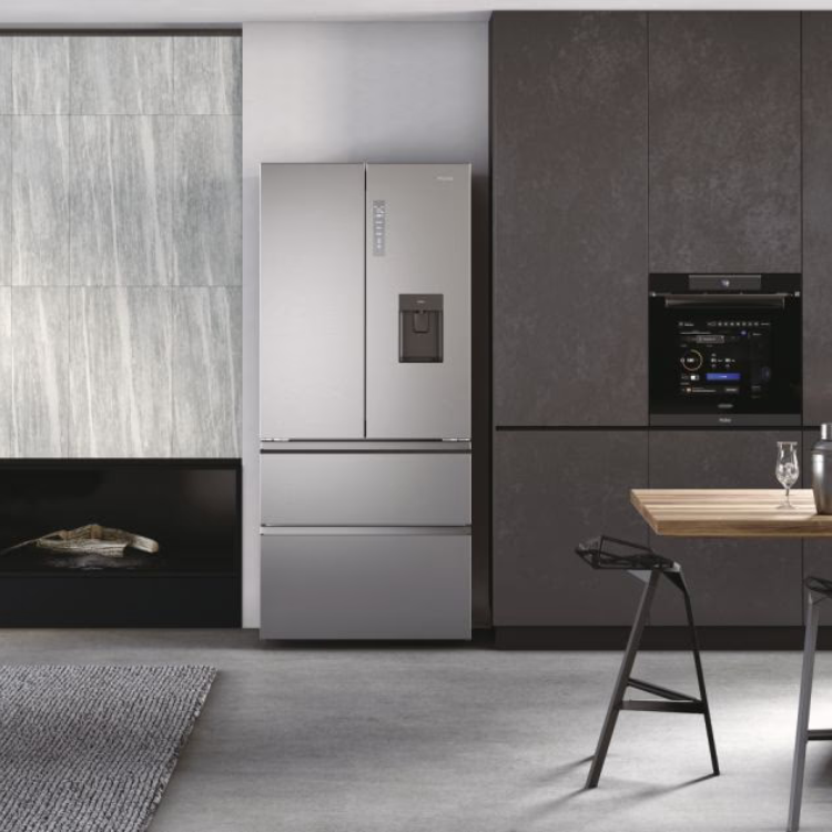 Frigorífico Americano Haier HFW7819EWMP 537L Inox