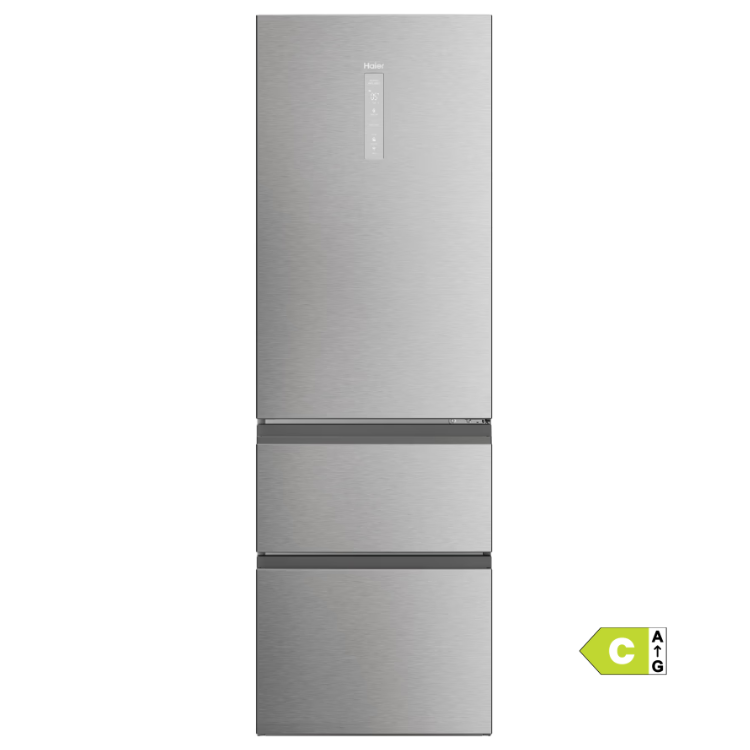 Frigorífico Combinado Haier HTW5618ENMG 360L Inox - Artigo de Exposição