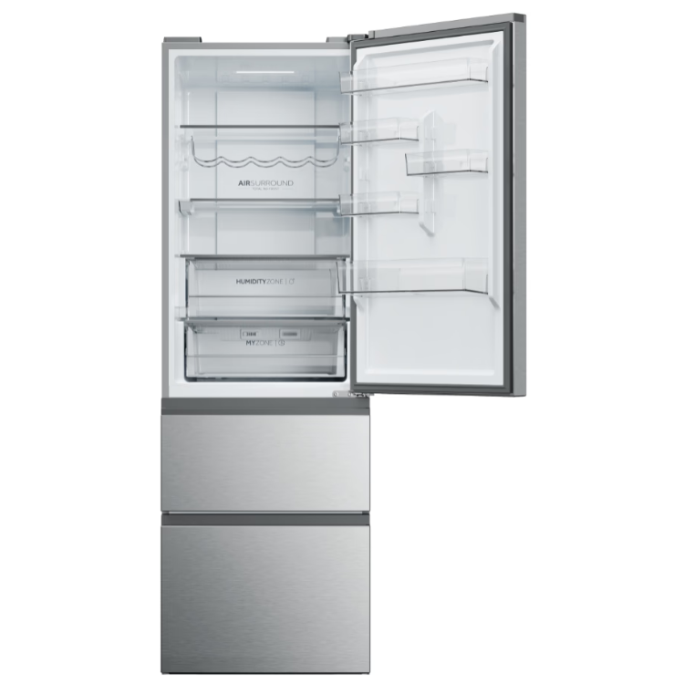 Frigorífico Combinado Haier HTW5618ENMG 360L Inox - Artigo de Exposição