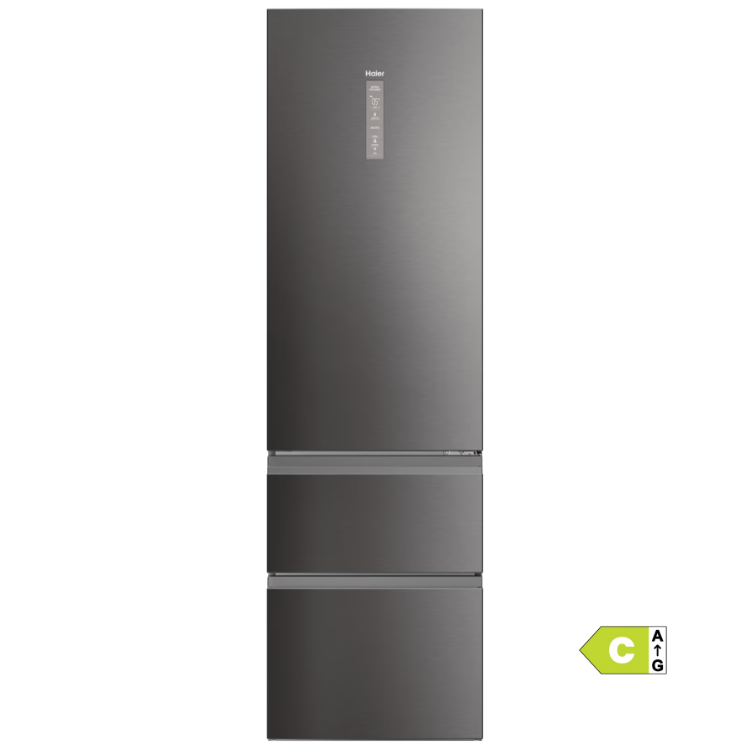 Kühl-Gefrier-Kombination Haier HTW7620CNMP 414L Inox
