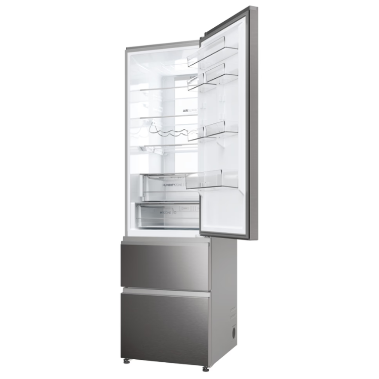 Kühl-Gefrier-Kombination Haier HTW7620CNMP 414L Inox