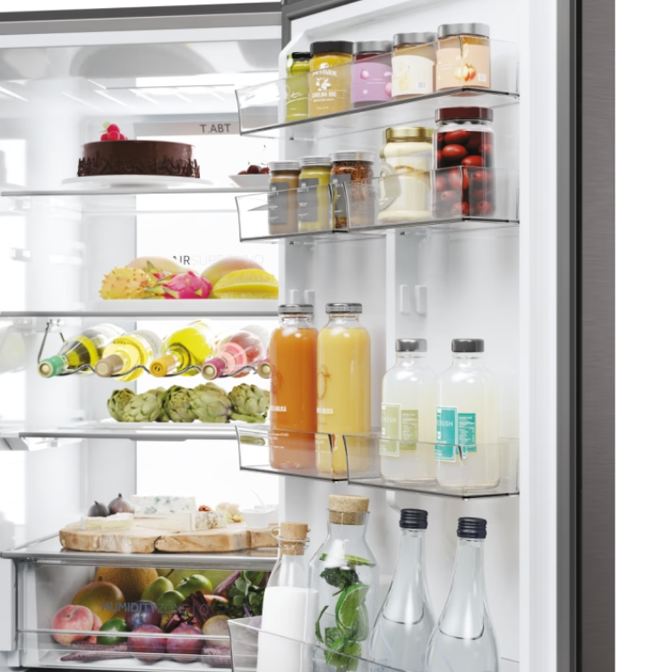 Kühl-Gefrier-Kombination Haier HTW7620CNMP 414L Inox