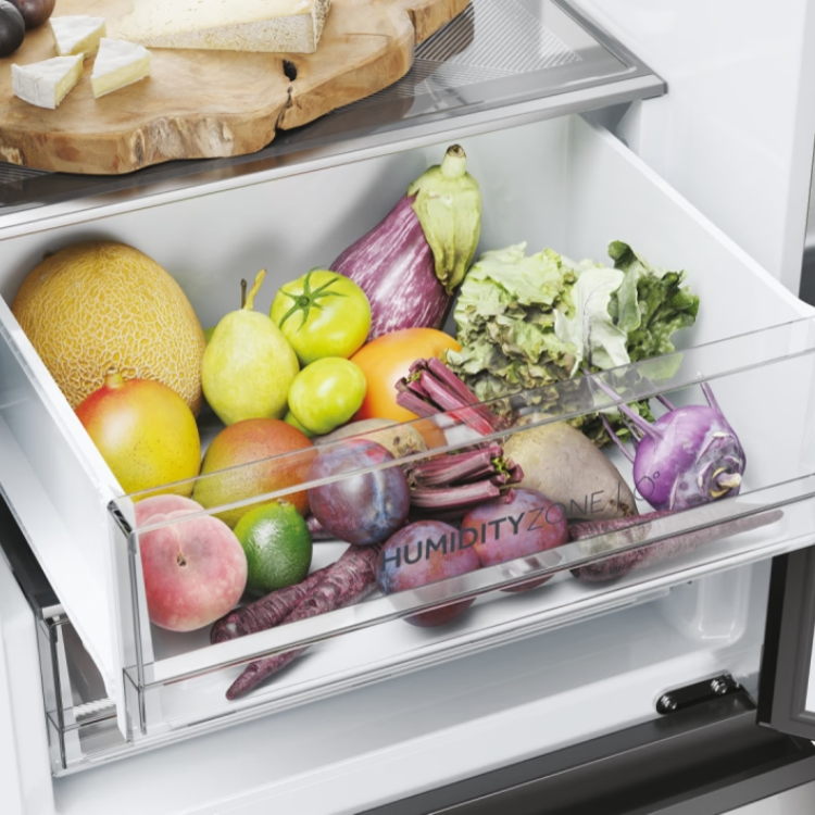 Kühl-Gefrier-Kombination Haier HTW7620CNMP 414L Inox